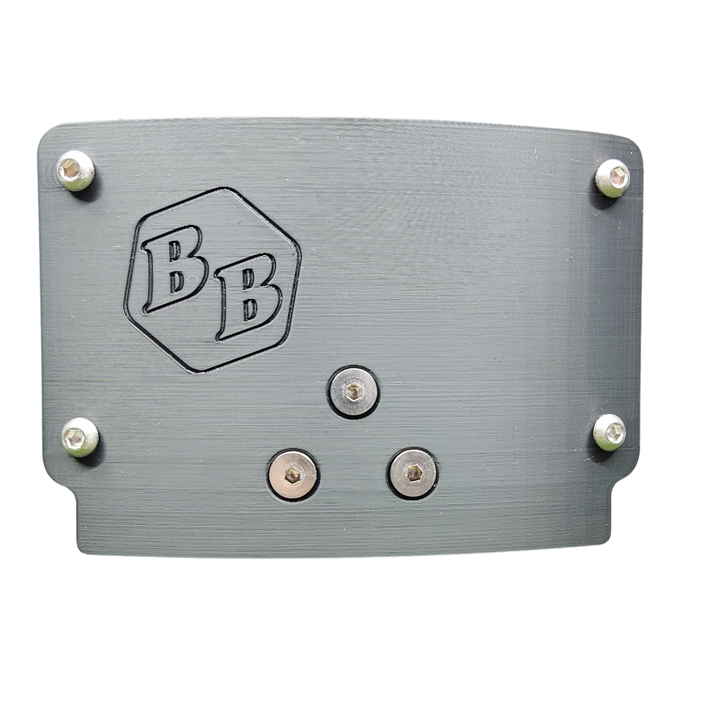 Better Built Moto Lay Down License Plate Mount With Taillight Option