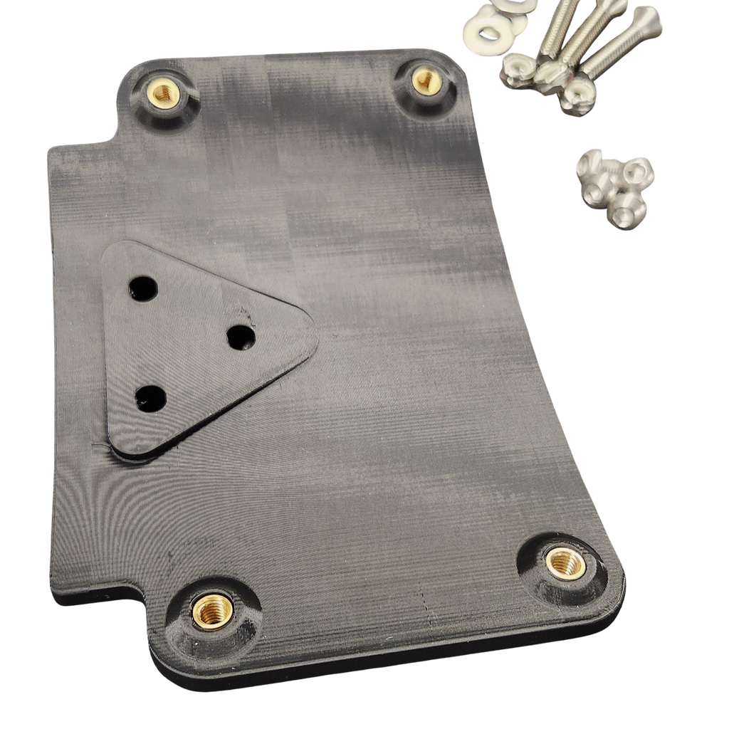 Better Built Moto Lay Down License Plate Mount With Taillight Option